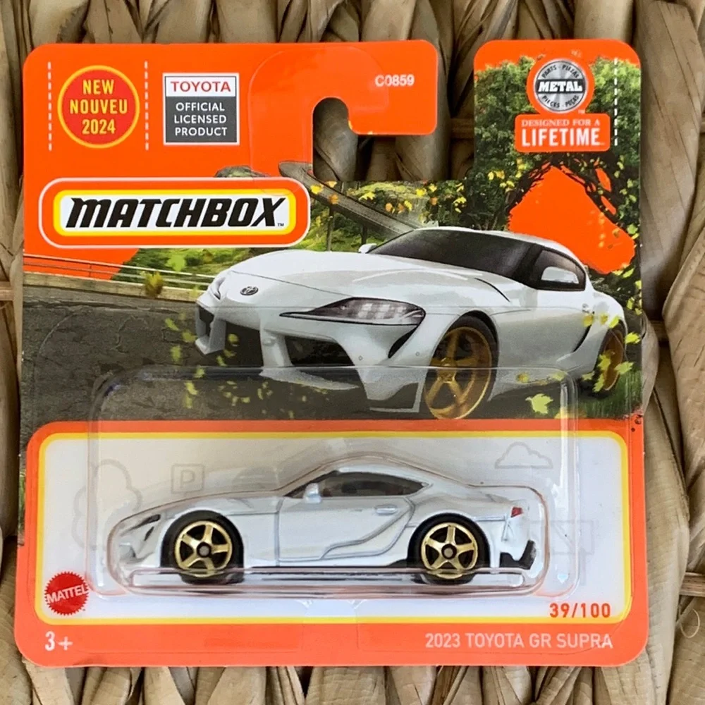 2023 Toyota GR Supra Matchbox White Sport Car 2024 New